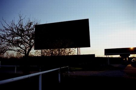 US-23 Drive-In Theater - Sunset At The 23 (newer photo)